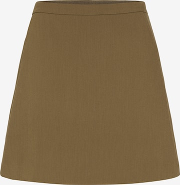 Jupe 'Corinne Aline' SOAKED IN LUXURY en marron : devant