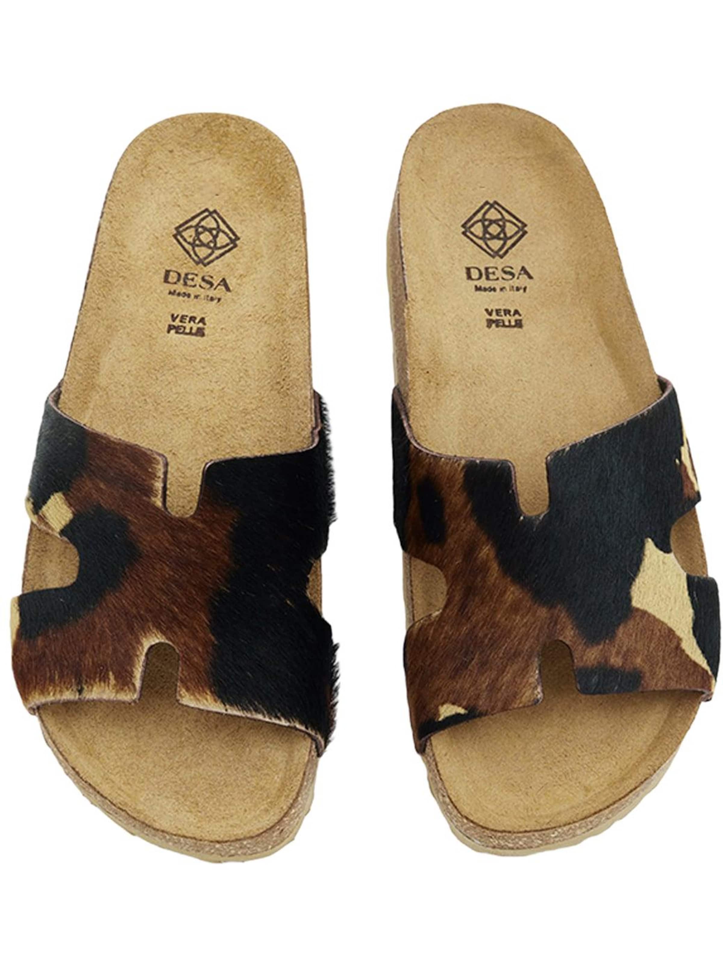 Desa Slipper 'Folien' in Brown