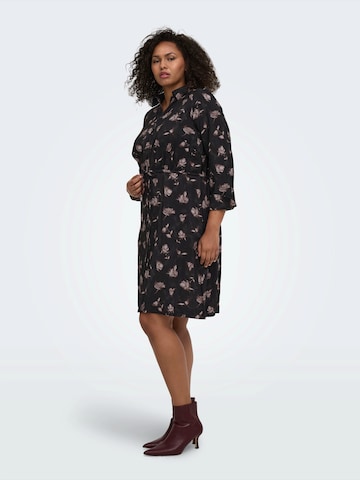 ONLY Carmakoma Shirt Dress 'CARRIE' in Brown