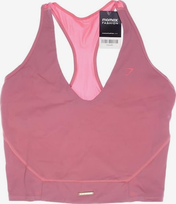 GYMSHARK Top S in Pink: predná strana