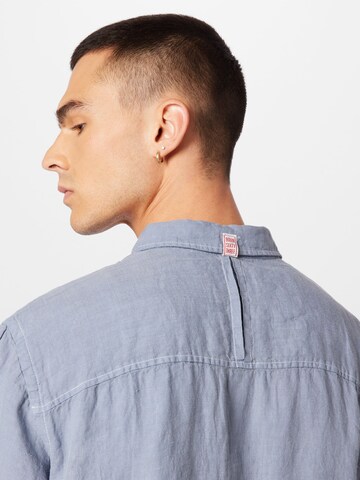 CAMP DAVID Regular fit Button Up Shirt in Blue