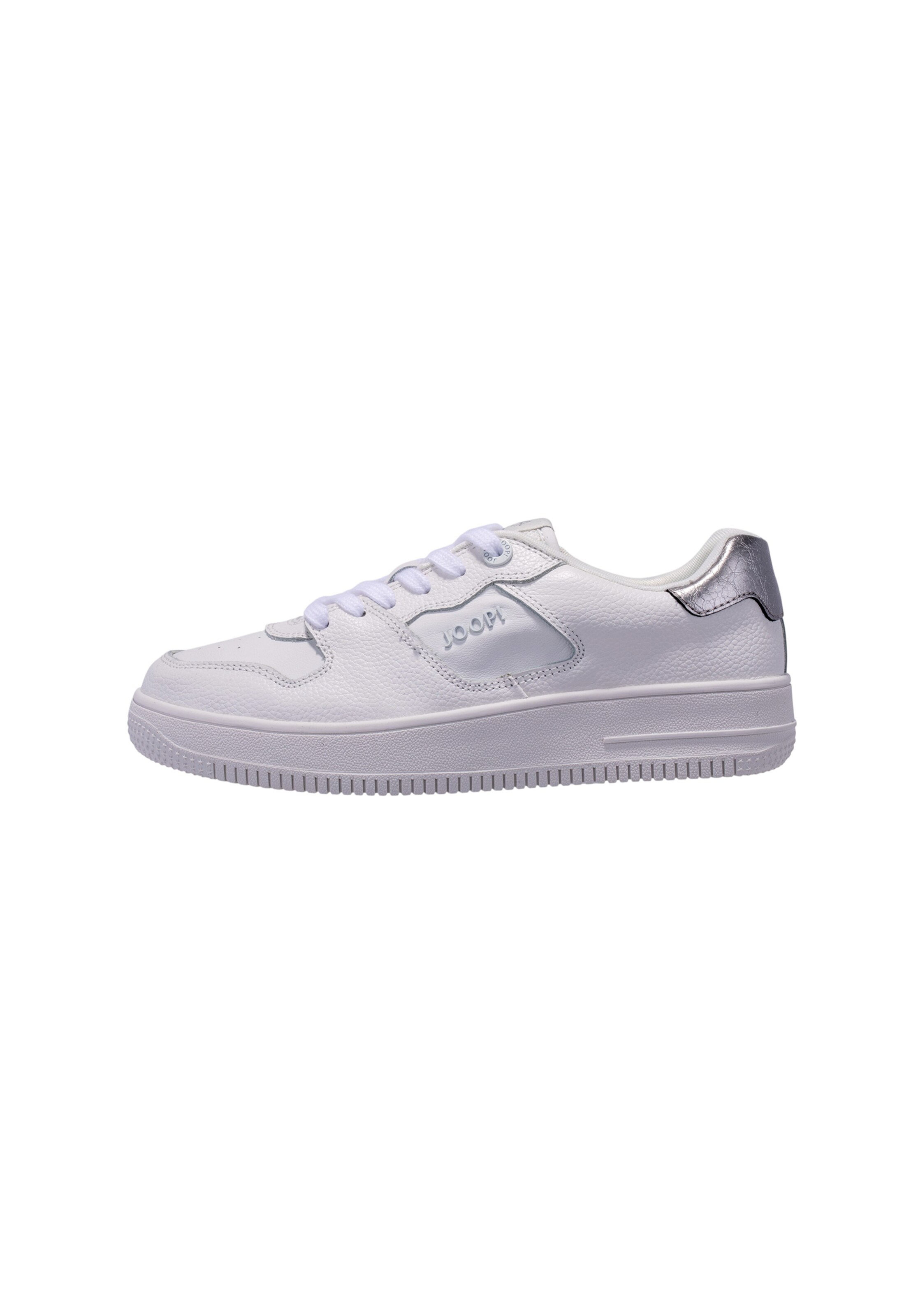 JOOP! Baskets basses 'Sofisticato Misto Dalia' en argent / blanc, Vue avec produit