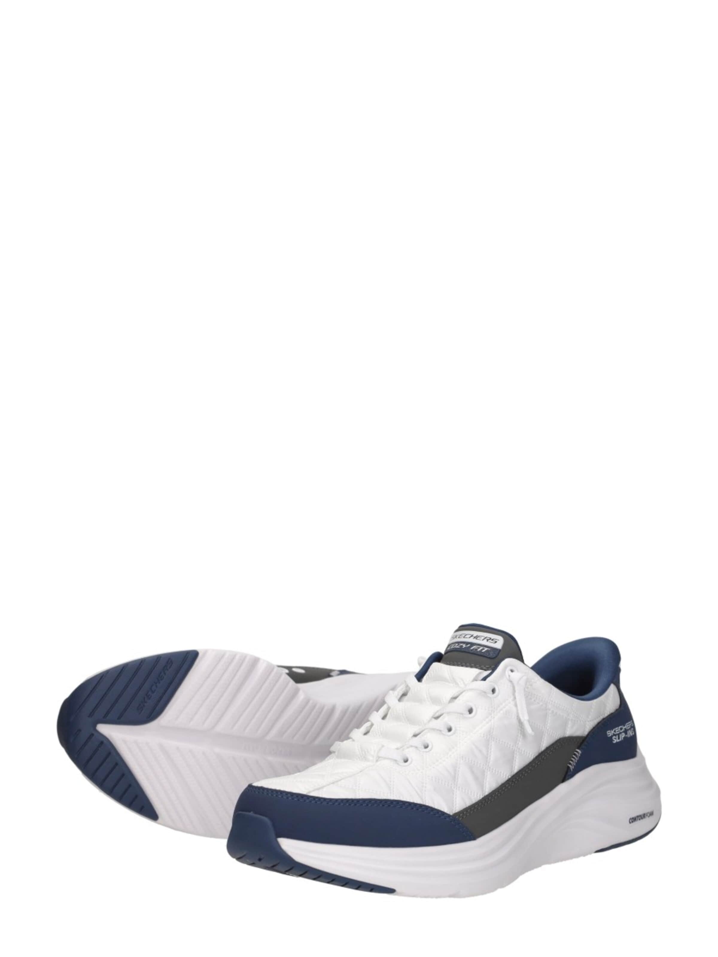 SKECHERS Sneakers laag 'Slip-Ins: Contour Foam Cozy Fit' in Wit