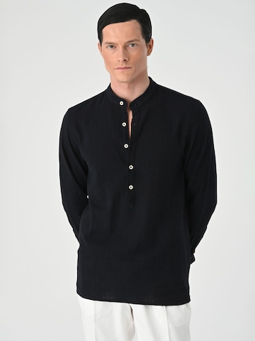 Coupe regular Chemise Antioch en noir