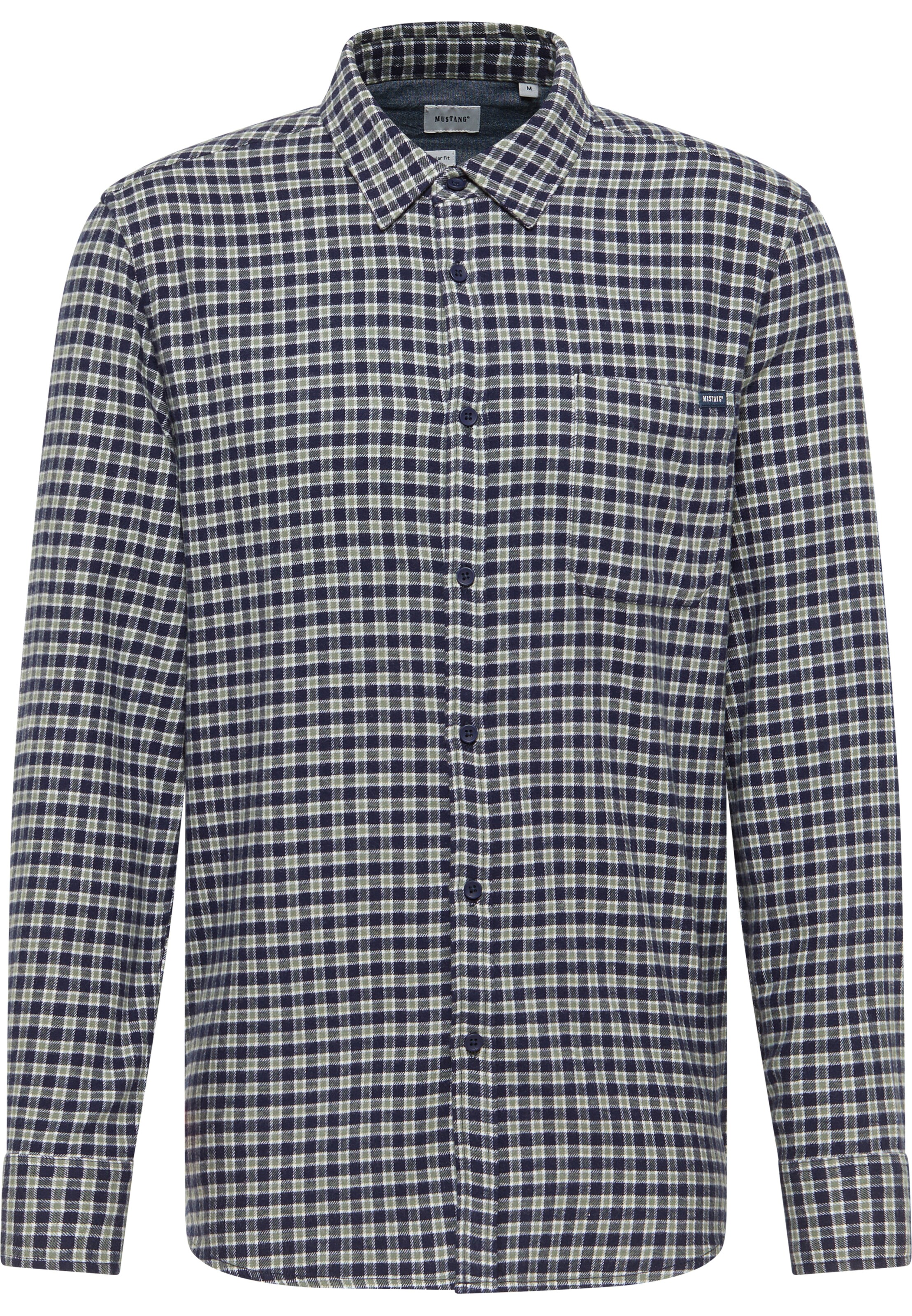 MUSTANG Comfort fit Button Up Shirt 'Style Eastbridge' in Mixed colors: front