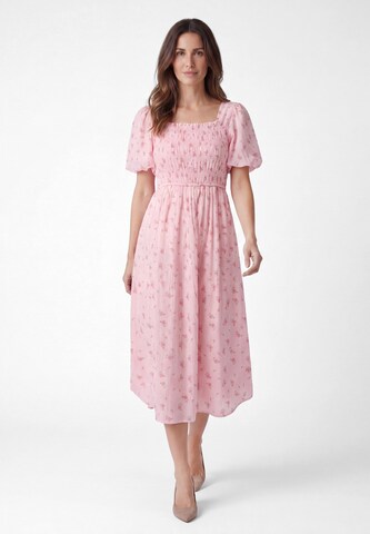 Usha - Vestido 'Floral' em rosa