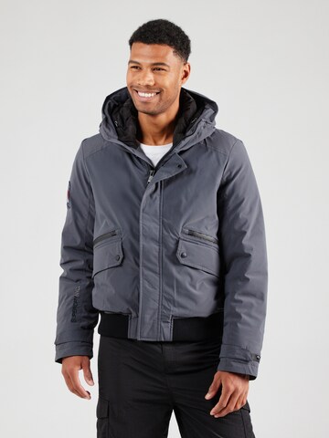 Superdry Jacke in Grau: Vorderseite