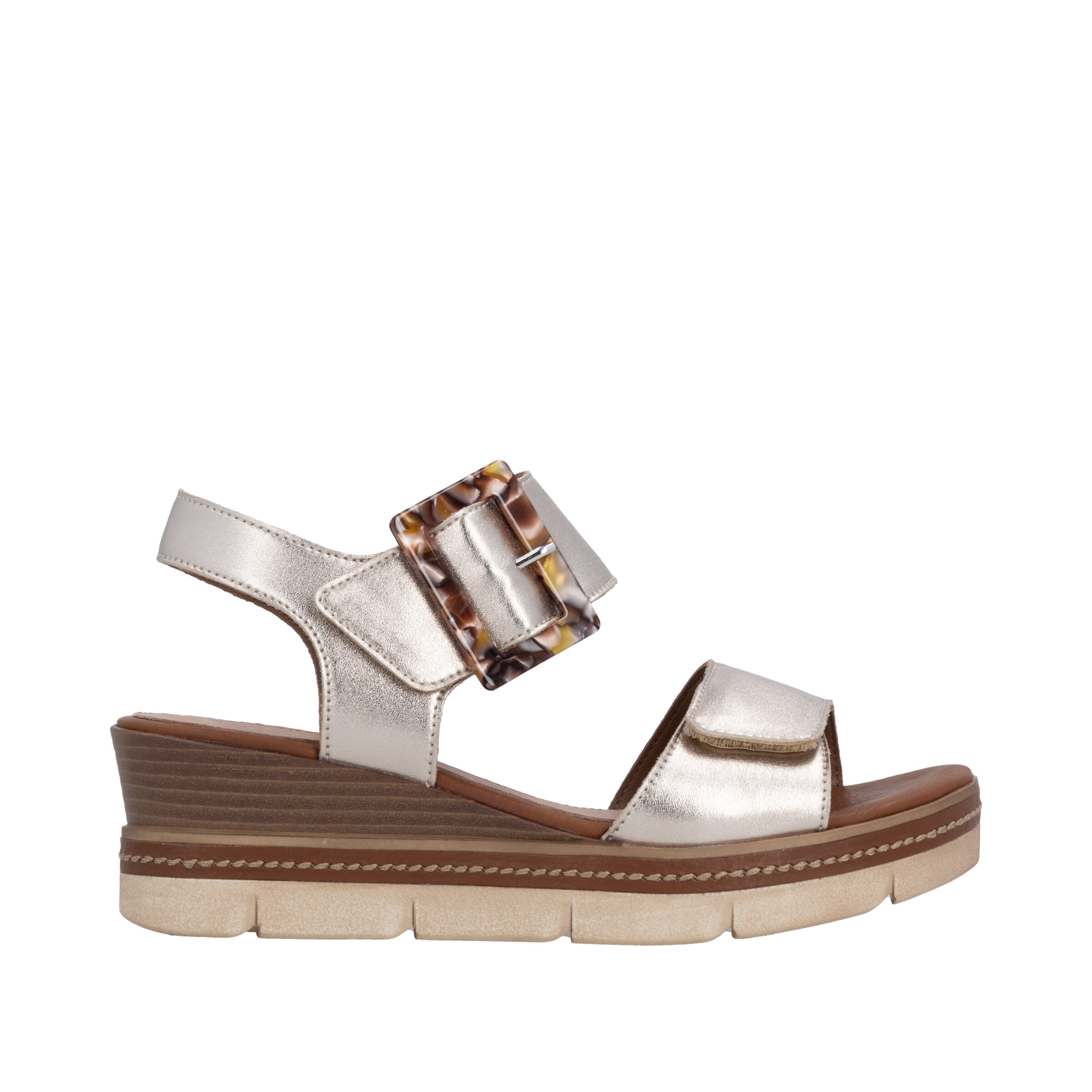 Sandales REMONTE en or