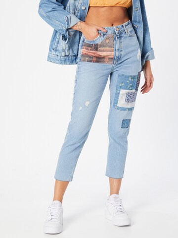 Regular Jeans 'FLORIDA' de la NEW LOOK pe albastru: față