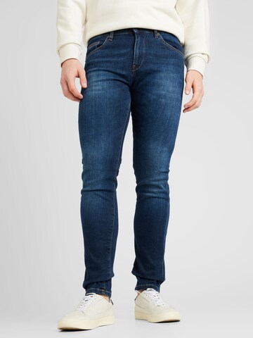 BOSS Slimfit Jeans 'Delaware' in Blauw: voorkant