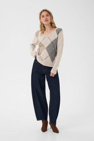 Cream Sweater 'Hope' in Beige