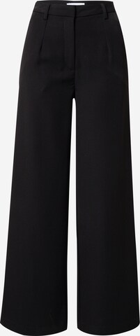 Wide Leg Pantalon minimum en noir : devant