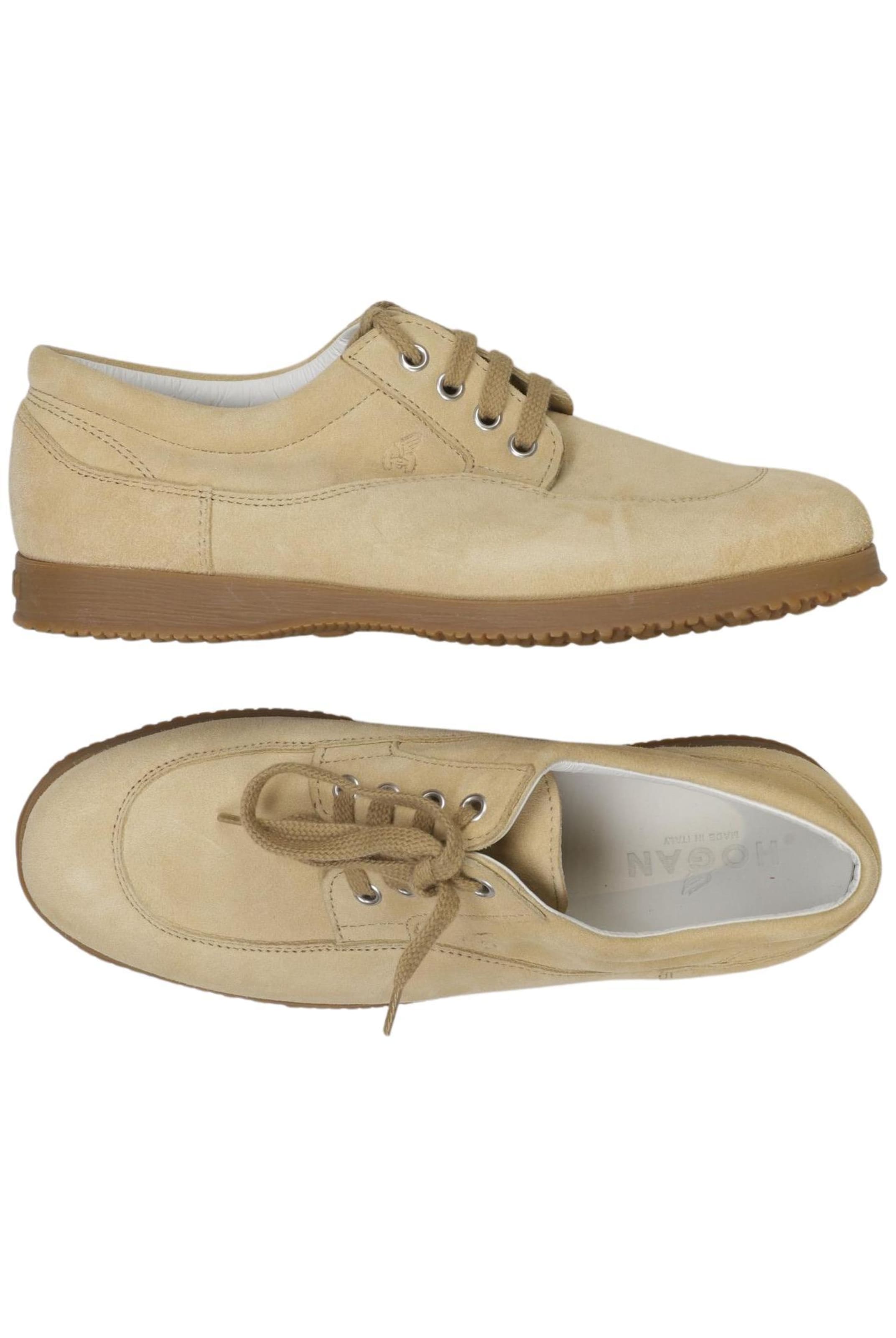 HOGAN Flats & Loafers in 39,5 in Beige: front