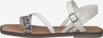 TAMARIS Strap sandal in White