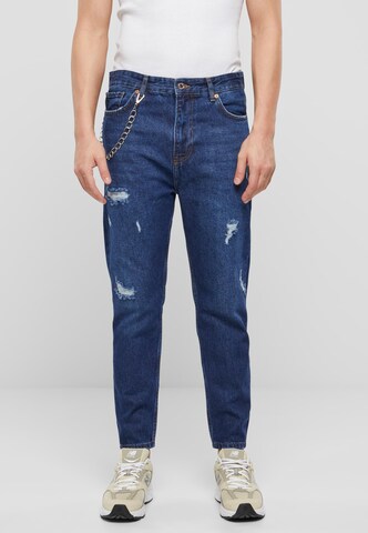 2Y Premium Regular Jeans in Blauw: voorkant