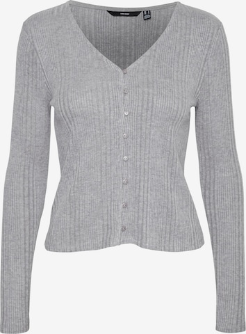 Cardigan 'ASTA' VERO MODA en gris : devant