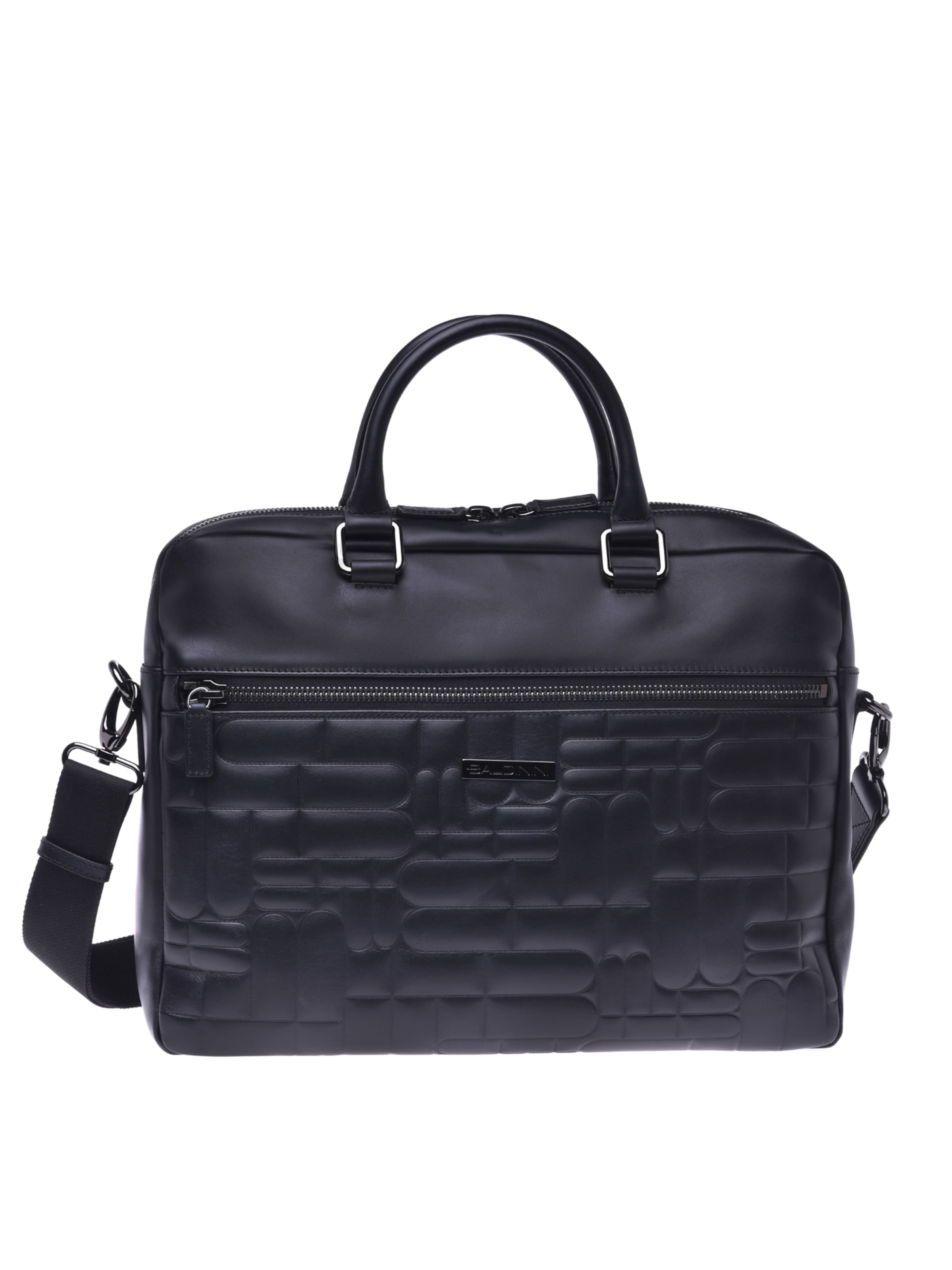 BALDININI Aktentas in Zwart: voorkant