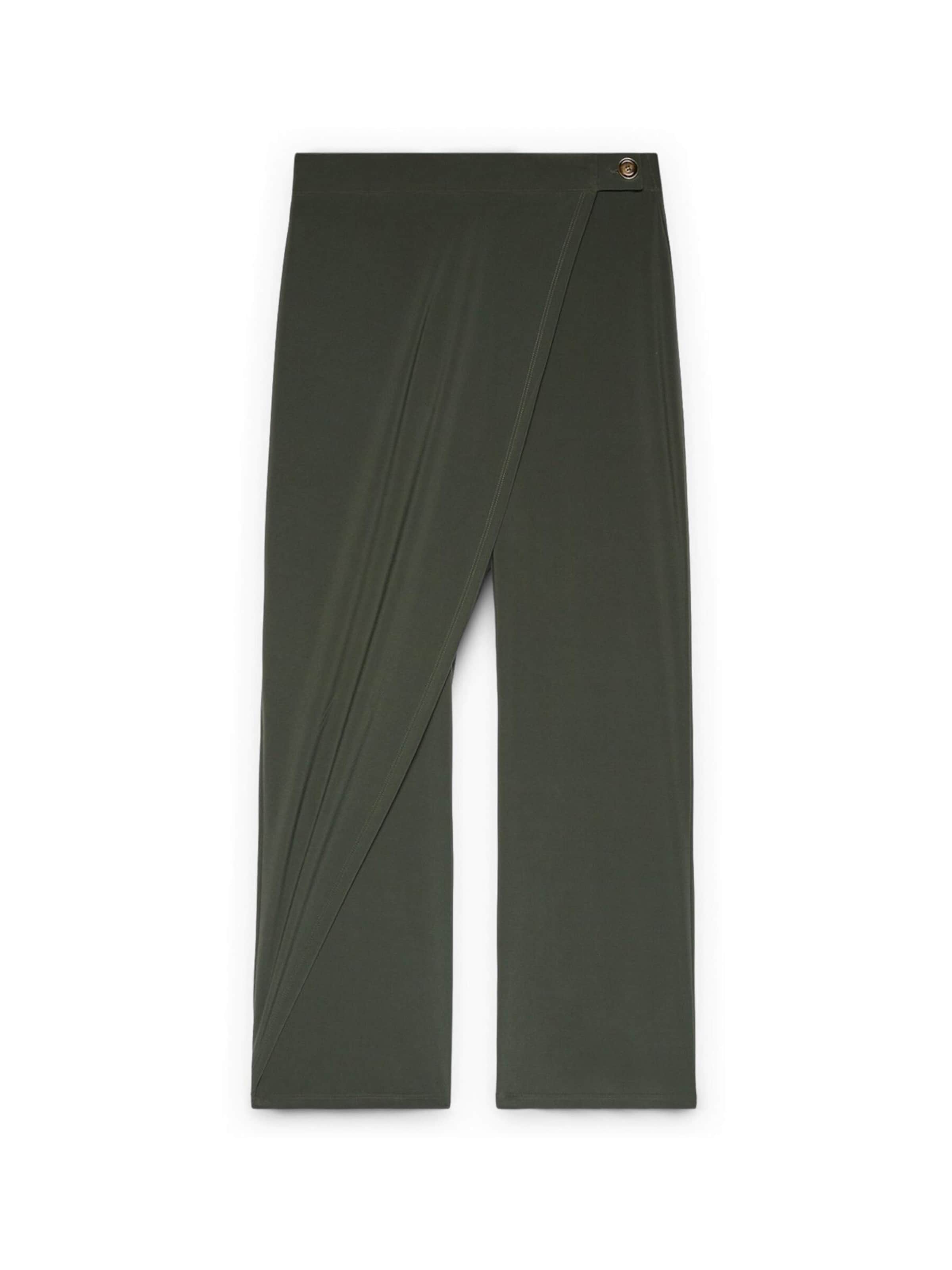 Fiorella Rubino Regular Trousers in Green: front