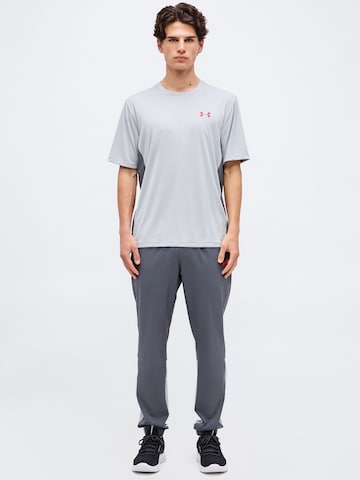 UNDER ARMOUR Tapered Sportbroek 'Tech Utility' in Grijs