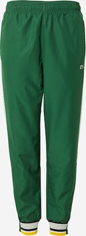 Tapered Pantaloni de la LACOSTE pe verde: față