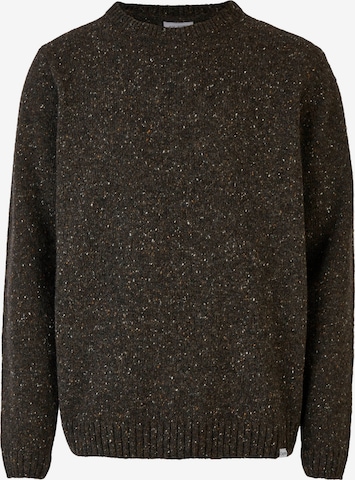 Cleptomanicx Sweater 'Spacer' in Brown: front