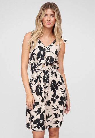 Cloud5ive Dress in Beige: front