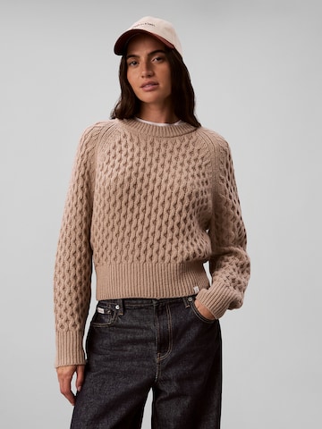 Calvin Klein Jeans Pullover in Pink: Vorderseite