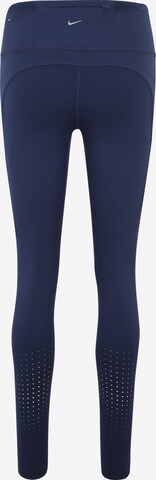 NIKE Skinny Sportbroek 'Epic Luxe' in Blauw