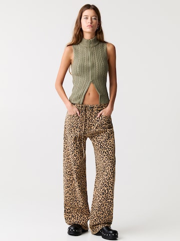 Cardigan Pull&Bear en vert