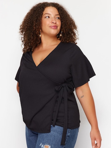 Trendyol Curve Blus i svart: framsida