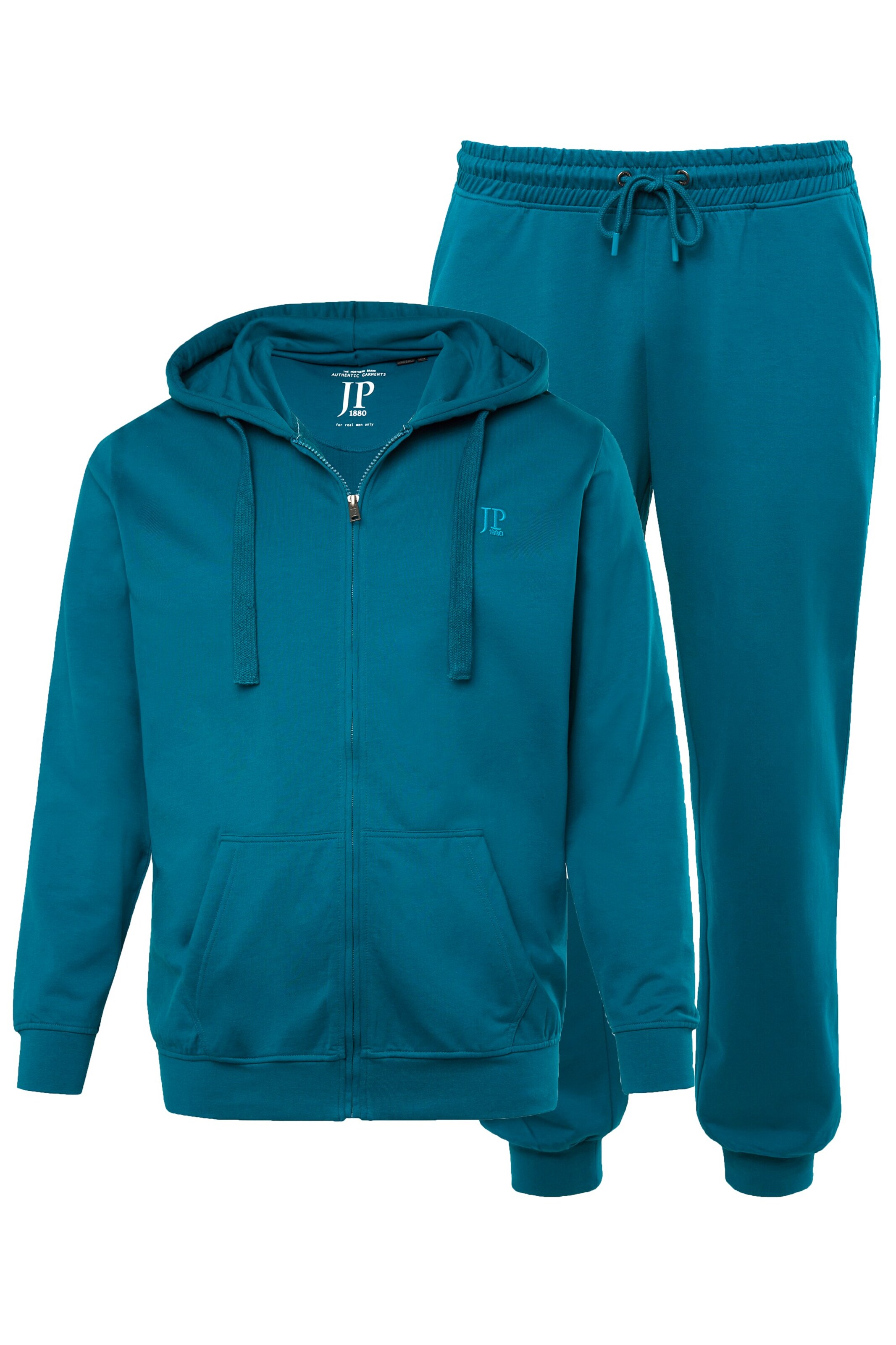 JP1880 Joggingpak in Blauw: voorkant