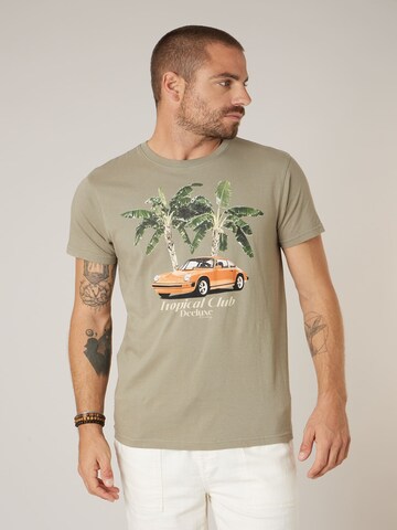 T-Shirt 'KIKONDO' Deeluxe en vert : devant