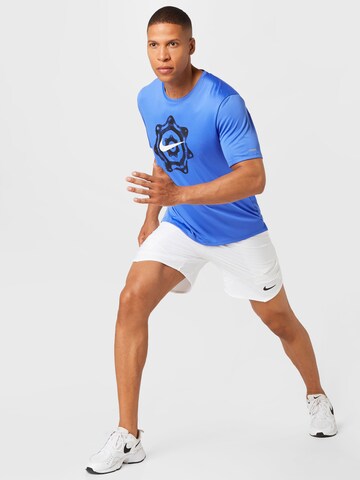 NIKE - Camiseta funcional 'Miler' en azul