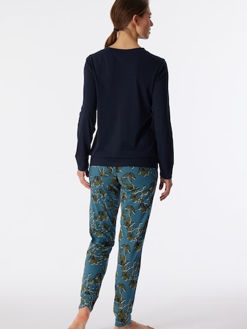 SCHIESSER Schlafanzug ' Contemporary Nightwear ' in Blau