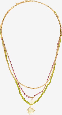 Pull&Bear Necklace in Gold: front