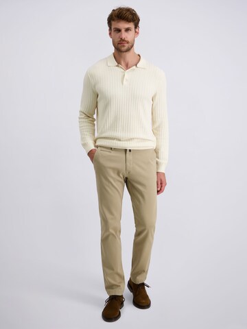 Regular Pantalon chino 'Castres' PIERRE CARDIN en beige