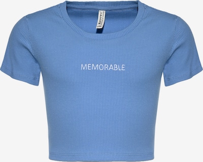 BLUE EFFECT Shirt in Smoke blue / White, Item view