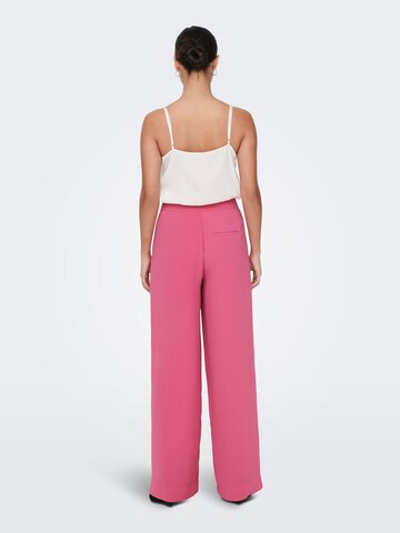 JDY Wide leg Broek 'Vincent' in Roze