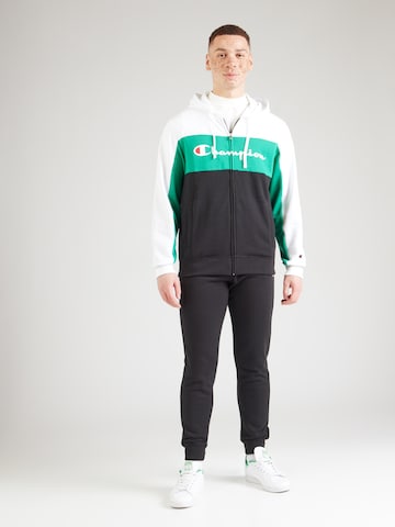 Champion Authentic Athletic Apparel Joggingpak in Wit: voorkant