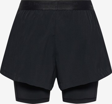 Hummel Regular Sportshorts 'Fly 2in1' in Schwarz