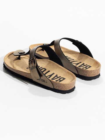 Bayton T-bar sandals 'MERCURE' in Bronze