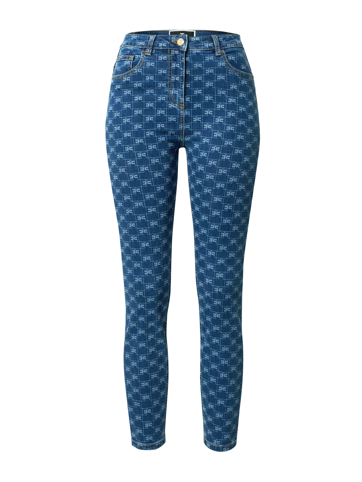 Abbigliamento gSMkZ Elisabetta Franchi Jeans in Blu, Blu Chiaro 