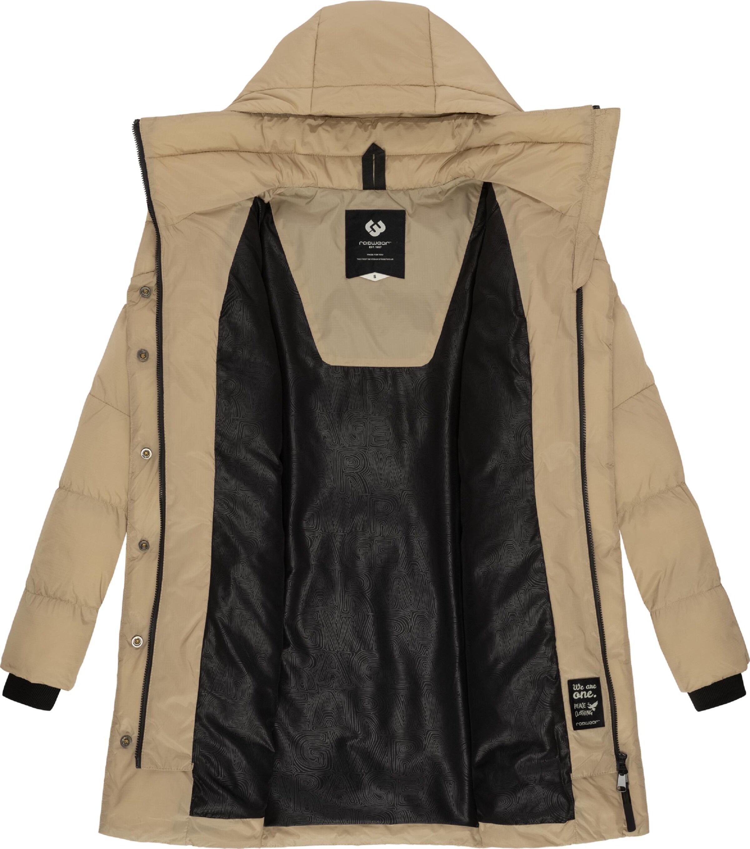 Ragwear Winter coat 'Niara' in Beige