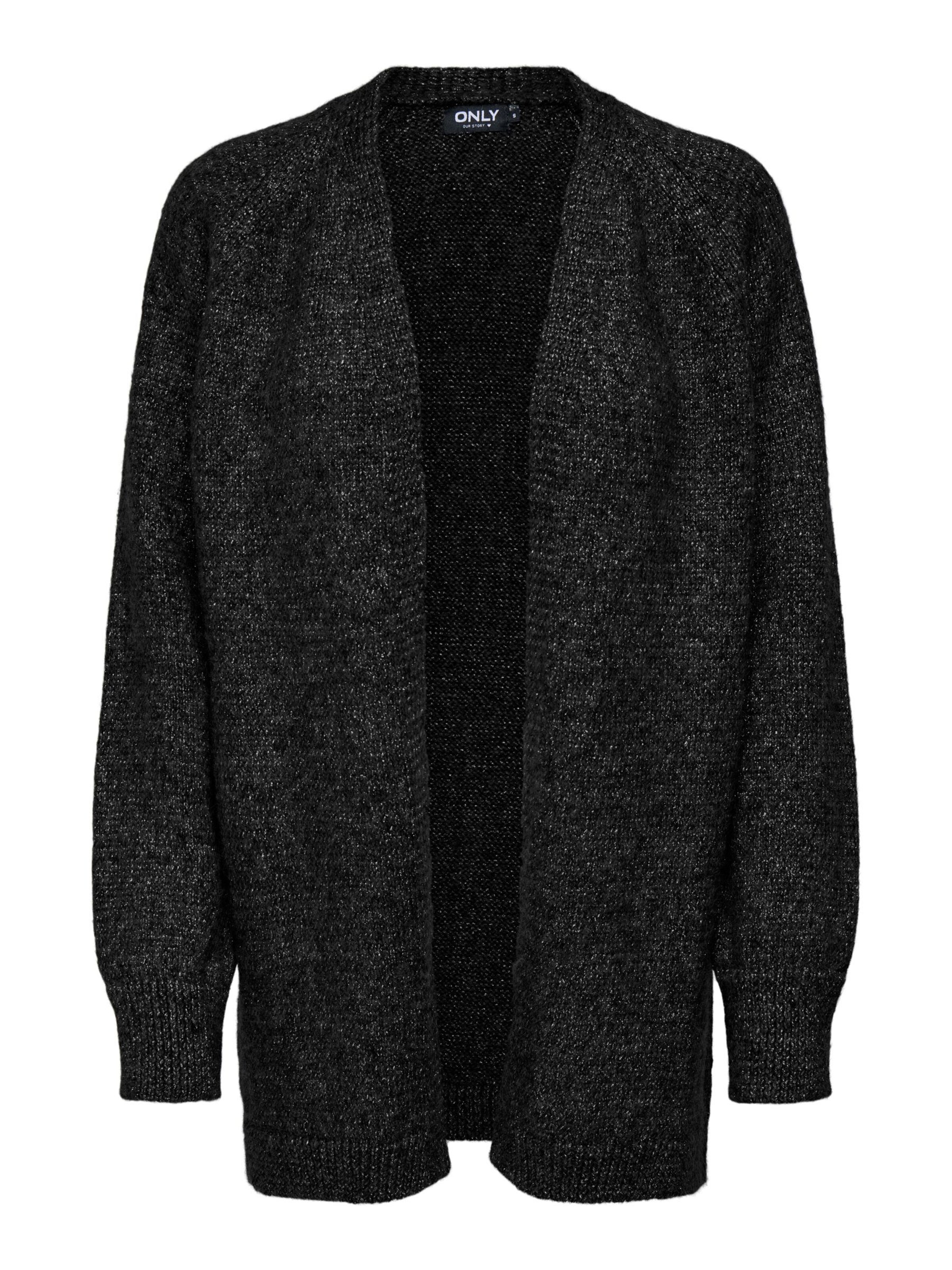 ONLY Strickjacke in Schwarz: Vorderseite