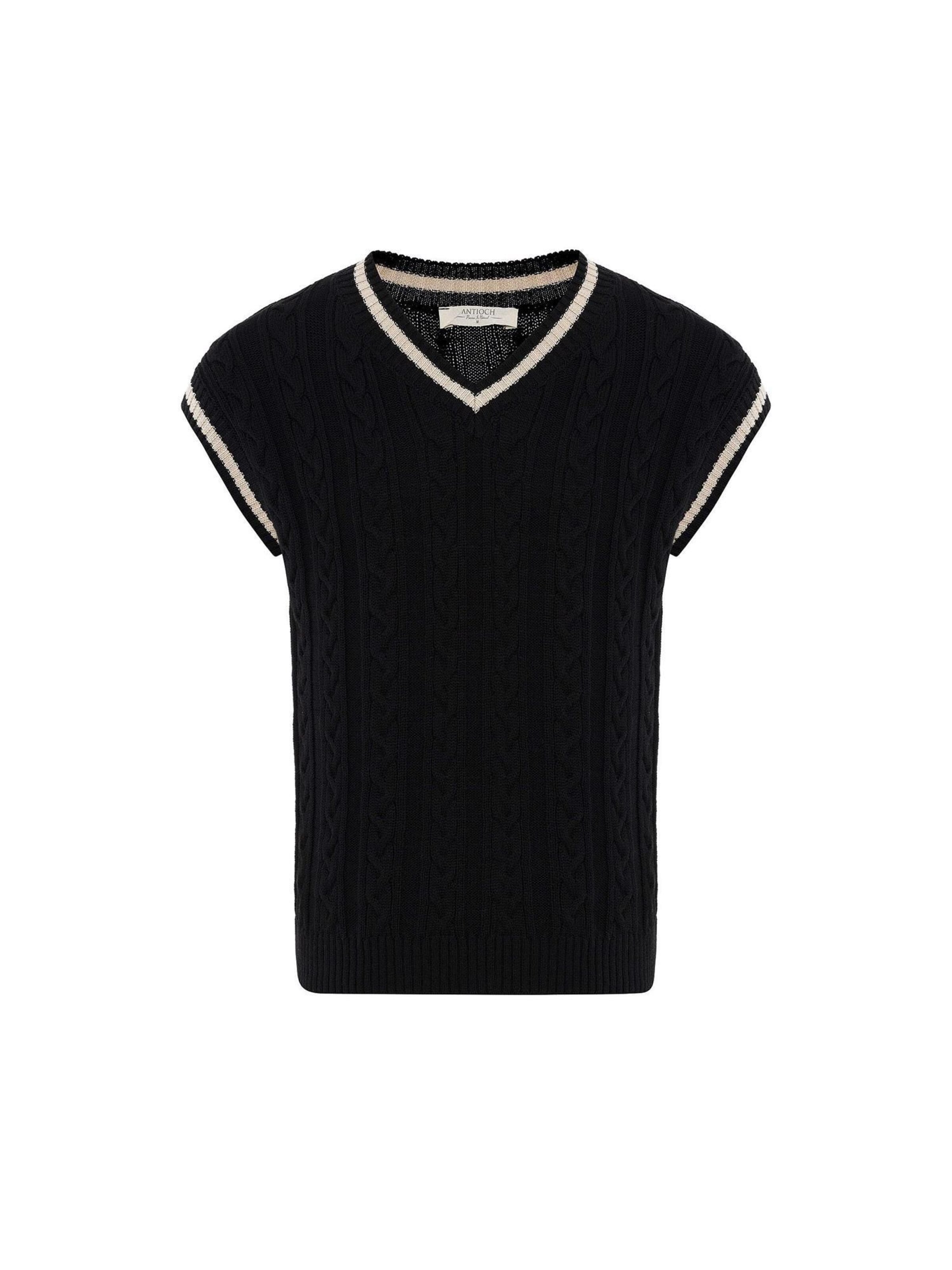 Antioch Pullover in Schwarz: Vorderseite