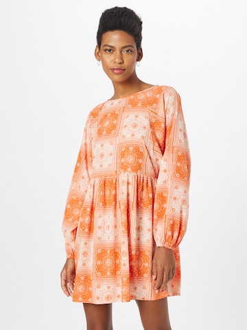 Robe 'ALEXIS' Daisy Street en orange : devant