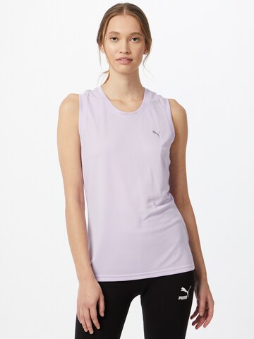 PUMA Sporttop in Lila: voorkant