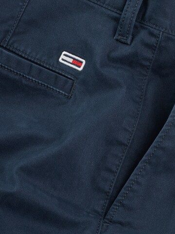 Coupe slim Pantalon chino 'Scanton' Tommy Jeans en bleu