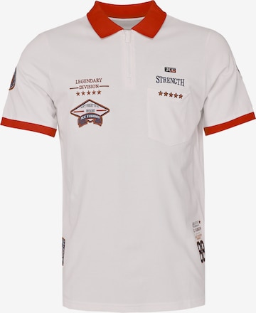 T-Shirt JCC en blanc : devant