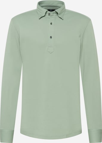 T-Shirt 'HANK' BOSS Black en vert : devant
